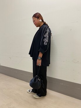「KBF+」｜「アイテム（パンツ）」を使った、ちゃんち〜さん（レディース・161cm）の秋コーディネート