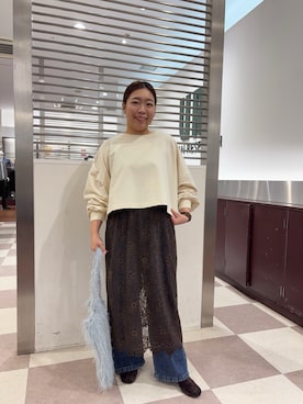 「ITEMS URBANRESEARCH（アイテムズ アーバンリサーチ）のアイテム」を使った、カワバタアイカさん（レディース・156cm）の秋コーディネート