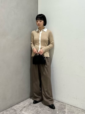 「アイテム（リング）」を使った、中村（nakamura）さん（レディース・153cm）の冬コーディネート