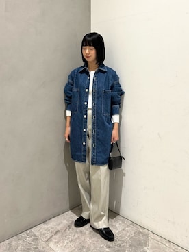 「ASTRAET（アストラット）のアイテム（パンツ）」を使った、中村（nakamura）さん（レディース・153cm）の冬コーディネート