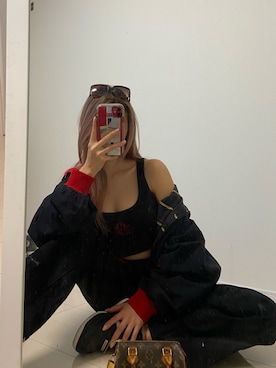 「PORSCHE DESIGN（ポルシェデザイン）のアイテム（フォーマルスーツ/小物）」を使った、s398yさん（レディース・161cm）の冬コーディネート