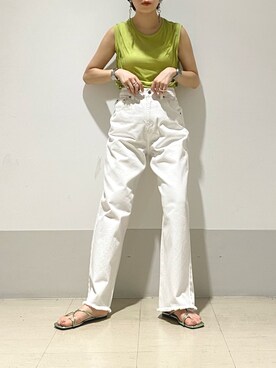 「KBF+」｜「アイテム（パンツ）」を使った、iriさん（レディース・156cm）の夏コーディネート