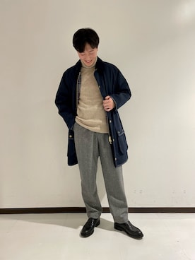 原田直人さん（メンズ・173cm）の秋コーディネート