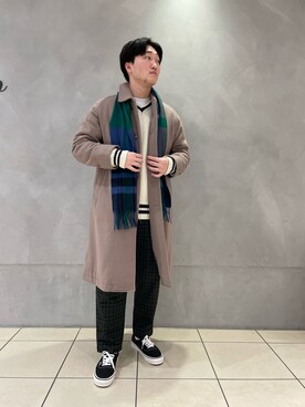 原田直人さん（メンズ・173cm）の冬コーディネート