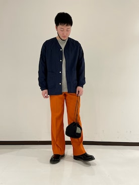 原田直人さん（メンズ・173cm）の冬コーディネート