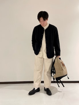 「グレゴリー」｜「アイテム（ジャケット/アウター）」を使った、原田直人さん（メンズ・173cm）の冬コーディネート