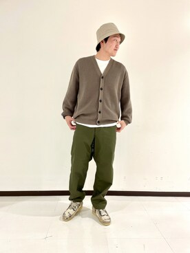 「秋トレンド2021」｜原田直人さん（メンズ・173cm）の秋コーディネート