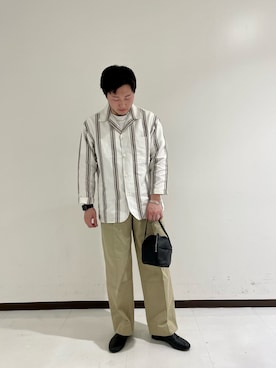 「URBAN RESEARCH（アーバンリサーチ）のアイテム（その他アウター）」を使った、原田直人さん（メンズ・173cm）の春コーディネート