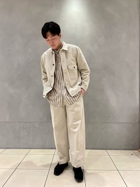 原田直人さん（メンズ・173cm）の秋コーディネート