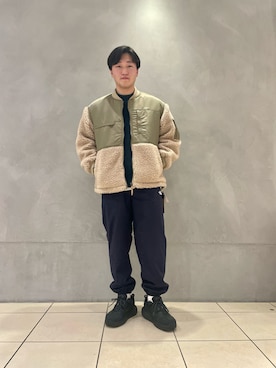 原田直人さん（メンズ・173cm）の冬コーディネート