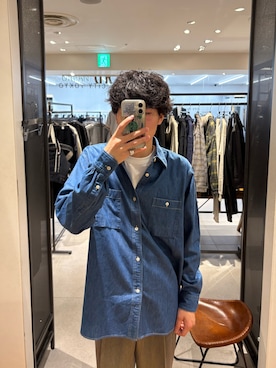 「URBAN RESEARCH（アーバンリサーチ）のアイテム（シャツ/ブラウス）」を使った、moo__se02さん（メンズ・175cm）の秋コーディネート