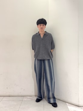 「crepuscule（クレプスキュール）のアイテム」を使った、taikiさん（メンズ・175cm）の春コーディネート