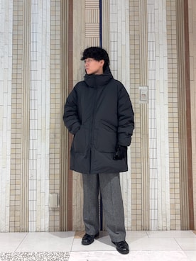 「アイテム（ダッフルコート）」を使った、moo__se02さん（メンズ・175cm）の冬コーディネート