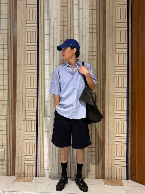 new basic　THOMAS MASON SHORT-SLEEVE OVER SHIRTS
