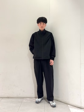 「URBAN RESEARCH（アーバンリサーチ）のWide Dad　BREEZY TECH LONG-SLEEVE T-SHIRTS（Tシャツ/カットソー、ブラック系）」を使った、taikiさん（メンズ・175cm）の春コーディネート