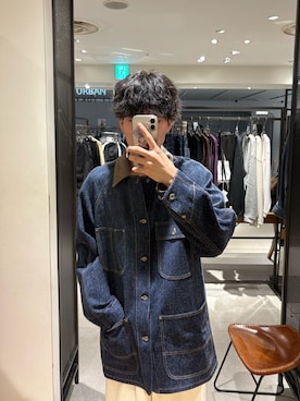 「アイテム（カバーオール）」を使った、moo__se02さん（メンズ・175cm）の夏コーディネート