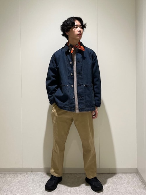 SHIPS any: Cone Denim キャンバス デニム カバーオール (セットアップ