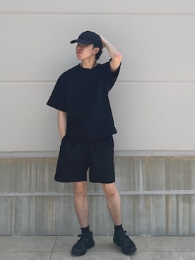 「COLEMAN（コールマン）のアイテム」を使った、黒木さん（メンズ・174cm）の夏コーディネート