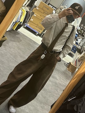 ユニクロ店員さんのコーディネート