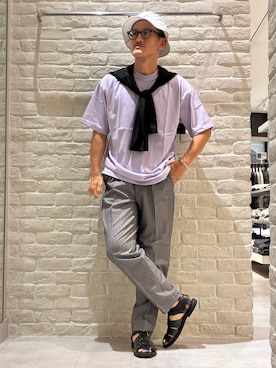 「ABAHOUSE GRAY（アバハウスグレイ）のアイテム」を使った、nobgさん（メンズ・171cm）の夏コーディネート