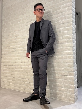 「アイテム（セットアップ）」を使った、nobgさん（メンズ・171cm）の夏コーディネート