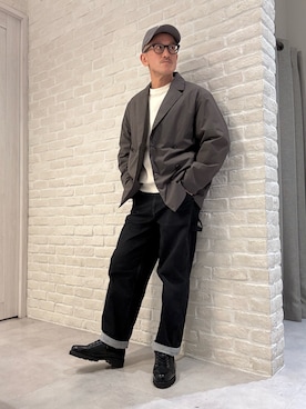 「ABAHOUSE（アバハウス）のアイテム」を使った、nobgさん（メンズ・171cm）の冬コーディネート