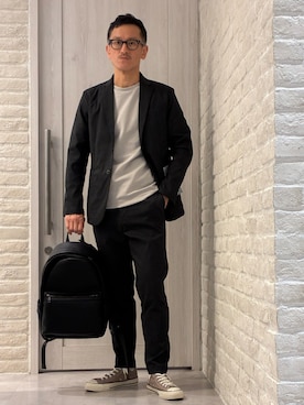 「ABAHOUSE GRAY（アバハウスグレイ）のアイテム」を使った、nobgさん（メンズ・171cm）の春コーディネート