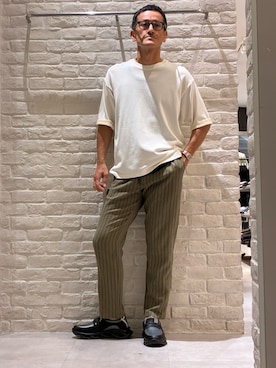 「ABAHOUSE GRAY（アバハウスグレイ）のアイテム」を使った、nobgさん（メンズ・171cm）の夏コーディネート