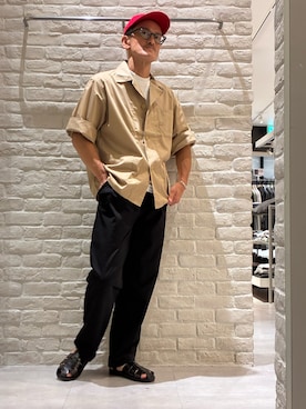 「ABAHOUSE GRAY（アバハウスグレイ）のアイテム」を使った、nobgさん（メンズ・171cm）の夏コーディネート