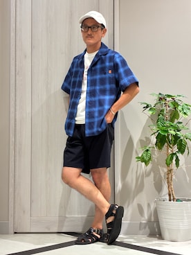 「ABAHOUSE GRAY（アバハウスグレイ）のアイテム」を使った、nobgさん（メンズ・171cm）の夏コーディネート