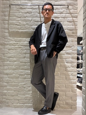 「ABAHOUSE GRAY（アバハウスグレイ）のアイテム」を使った、nobgさん（メンズ・171cm）の夏コーディネート