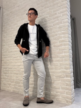「アイテム（ブルゾン）」を使った、nobgさん（メンズ・171cm）の秋コーディネート