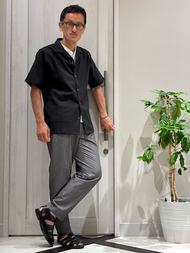 「ABAHOUSE GRAY（アバハウスグレイ）のアイテム」を使った、nobgさん（メンズ・171cm）の夏コーディネート