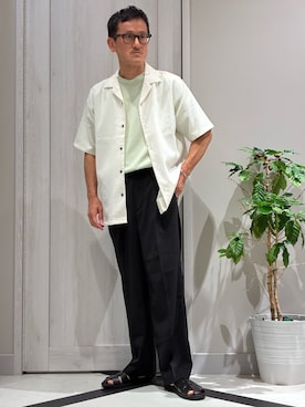 「ABAHOUSE GRAY（アバハウスグレイ）のアイテム」を使った、nobgさん（メンズ・171cm）の夏コーディネート