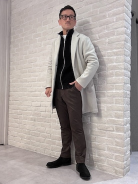 「アイテム（ジャケット/アウター）」を使った、nobgさん（メンズ・171cm）の秋コーディネート