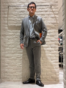 「オフィススタイル」｜「アイテム（パンツ）」を使った、nobgさん（メンズ・171cm）の冬コーディネート