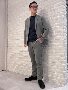 「アイテム（パンツ）」を使った、nobgさん（メンズ・171cm）の秋コーディネート