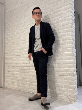 「アイテム（ジャケット/アウター）」を使った、nobgさん（メンズ・171cm）の秋コーディネート