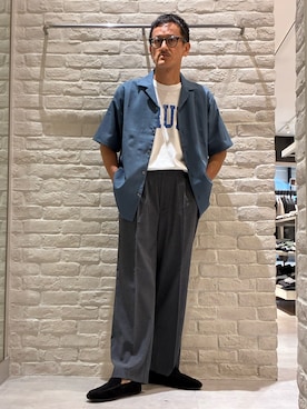 「ABAHOUSE GRAY（アバハウスグレイ）のアイテム」を使った、nobgさん（メンズ・171cm）の夏コーディネート