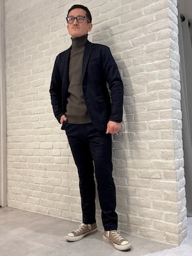 「ABAHOUSE GRAY（アバハウスグレイ）のアイテム」を使った、nobgさん（メンズ・171cm）の冬コーディネート