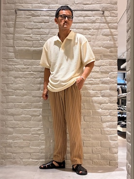 「ABAHOUSE GRAY（アバハウスグレイ）のアイテム」を使った、nobgさん（メンズ・171cm）の夏コーディネート
