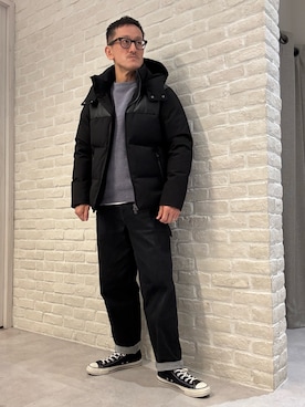 「ABAHOUSE GRAY（アバハウスグレイ）のアイテム」を使った、nobgさん（メンズ・171cm）の冬コーディネート