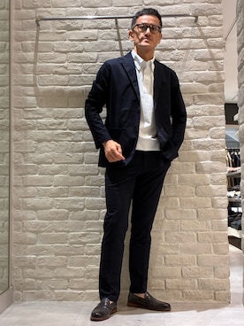 「ABAHOUSE GRAY（アバハウスグレイ）のアイテム」を使った、nobgさん（メンズ・171cm）の春コーディネート