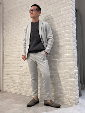 「アイテム（ジャケット/アウター）」を使った、nobgさん（メンズ・171cm）の秋コーディネート