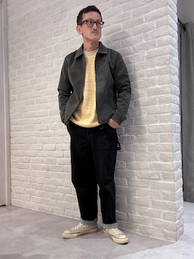 「ABAHOUSE GRAY（アバハウスグレイ）のアイテム（ブルゾン）」を使った、nobgさん（メンズ・171cm）の秋コーディネート