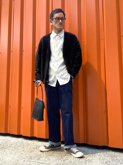 AH ABAHOUSE カーディガン 「AH ABAHOUSE」シャギー ニット