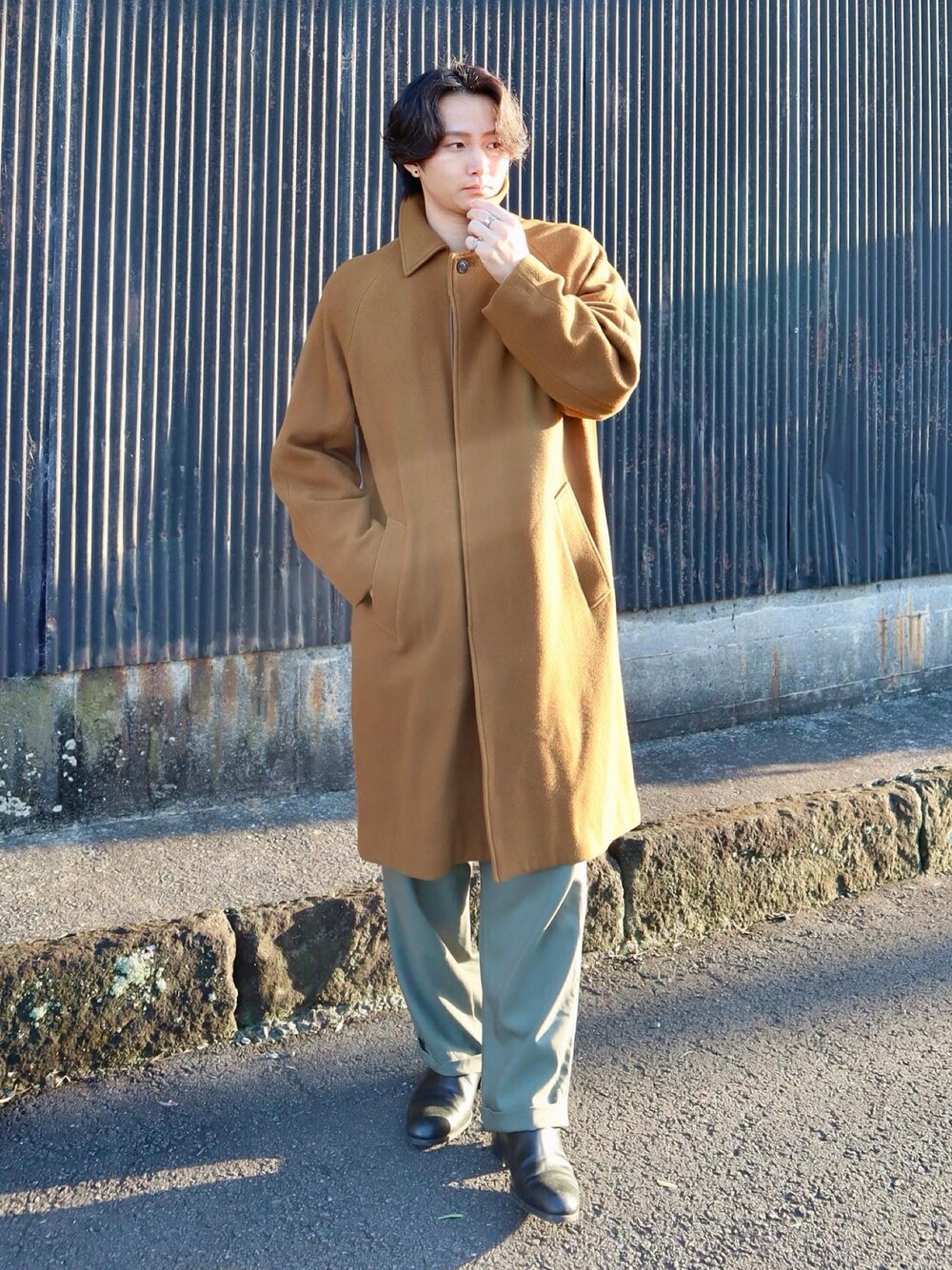 KAIKOのステンカラーコートを使った人気ファッションコーディネート - WEAR