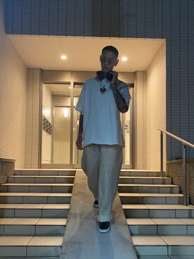 ネックレスを使った 坊主 のメンズ人気ファッションコーディネート Wear ネックレスを使った 坊主 のメンズ人気ファッションコーディネート Wear