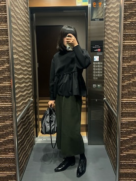 「CONVERSE TOKYO（コンバーストウキョウ）のアイテム」を使った、wegawangchnさん（レディース・168cm）の冬コーディネート