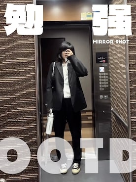 「ZARA（ザラ）のアイテム（テーラードジャケット）」を使った、wegawangchnさん（レディース・168cm）の春コーディネート